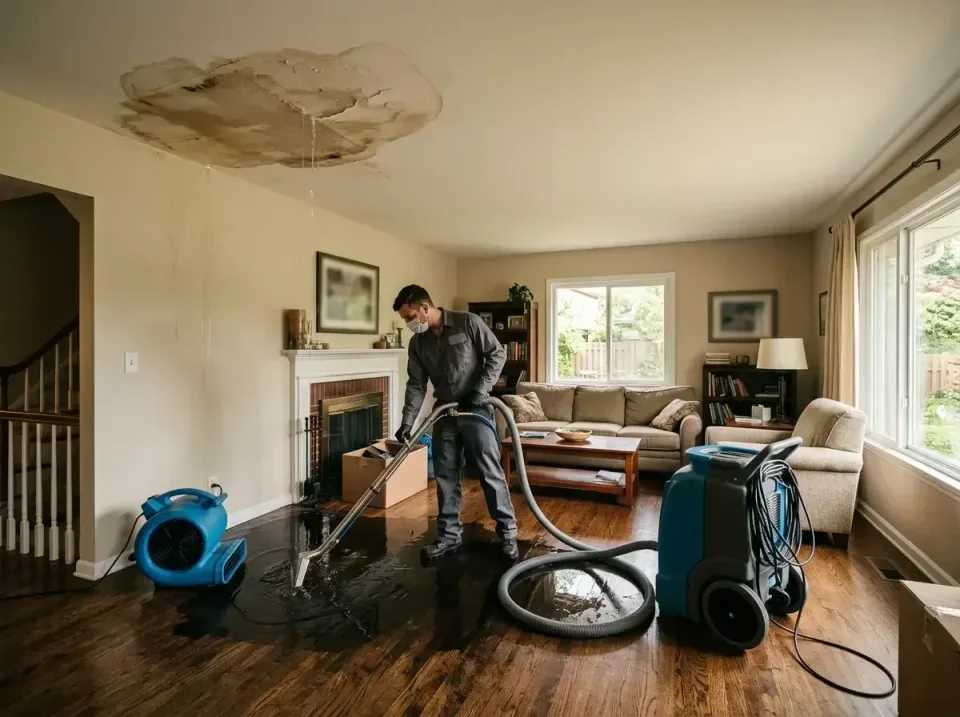 attic-pipe-burst-ceiling-drip-008 — frequently asked questions, Water Damage Restoration & Carpet Care in Manasquan, NJ
